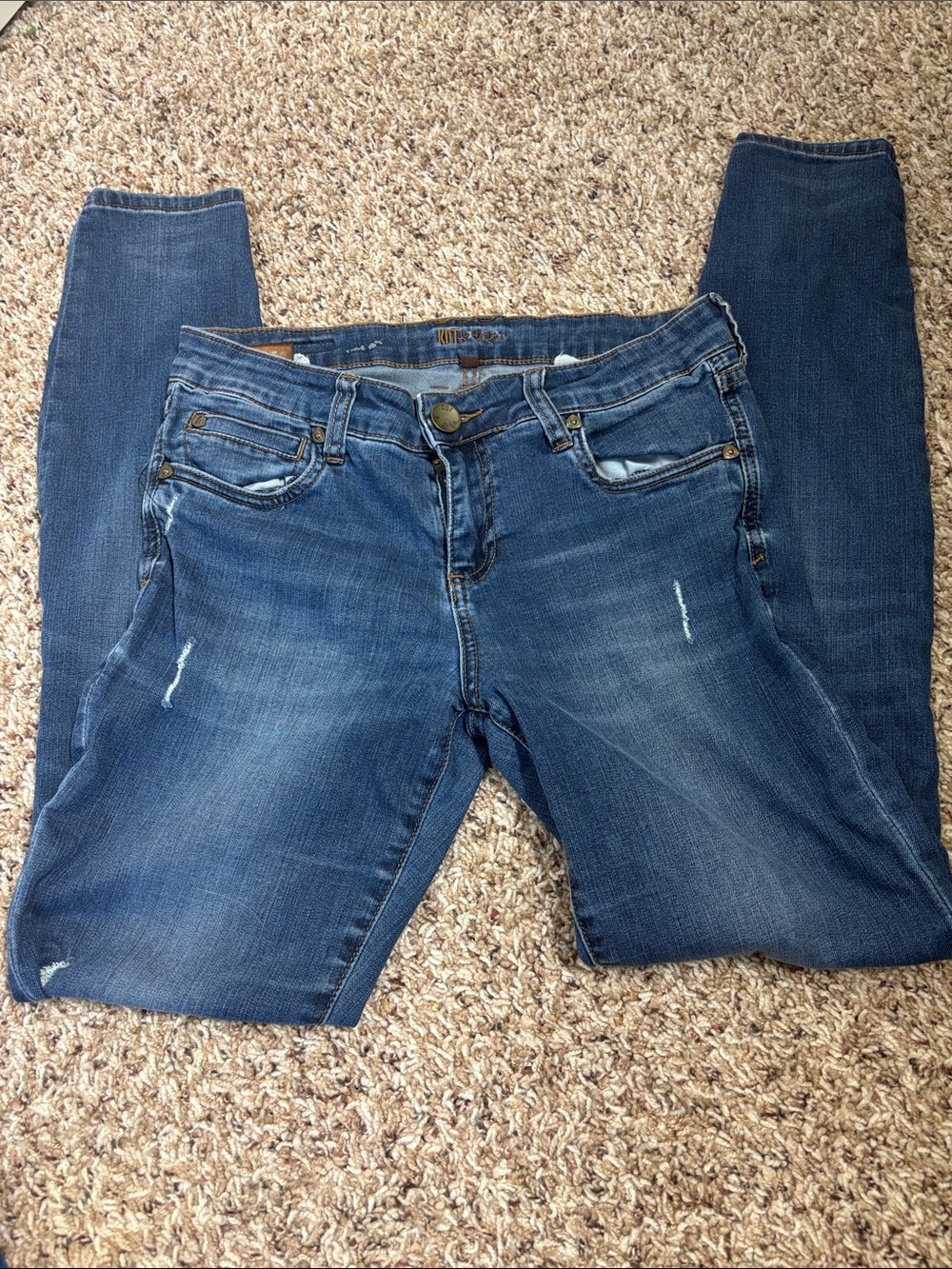 Kut from the Kloth Medium Wash Skinny Jeans